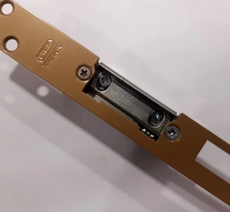 Electronic strike plates