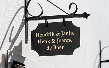 Naambord laten maken